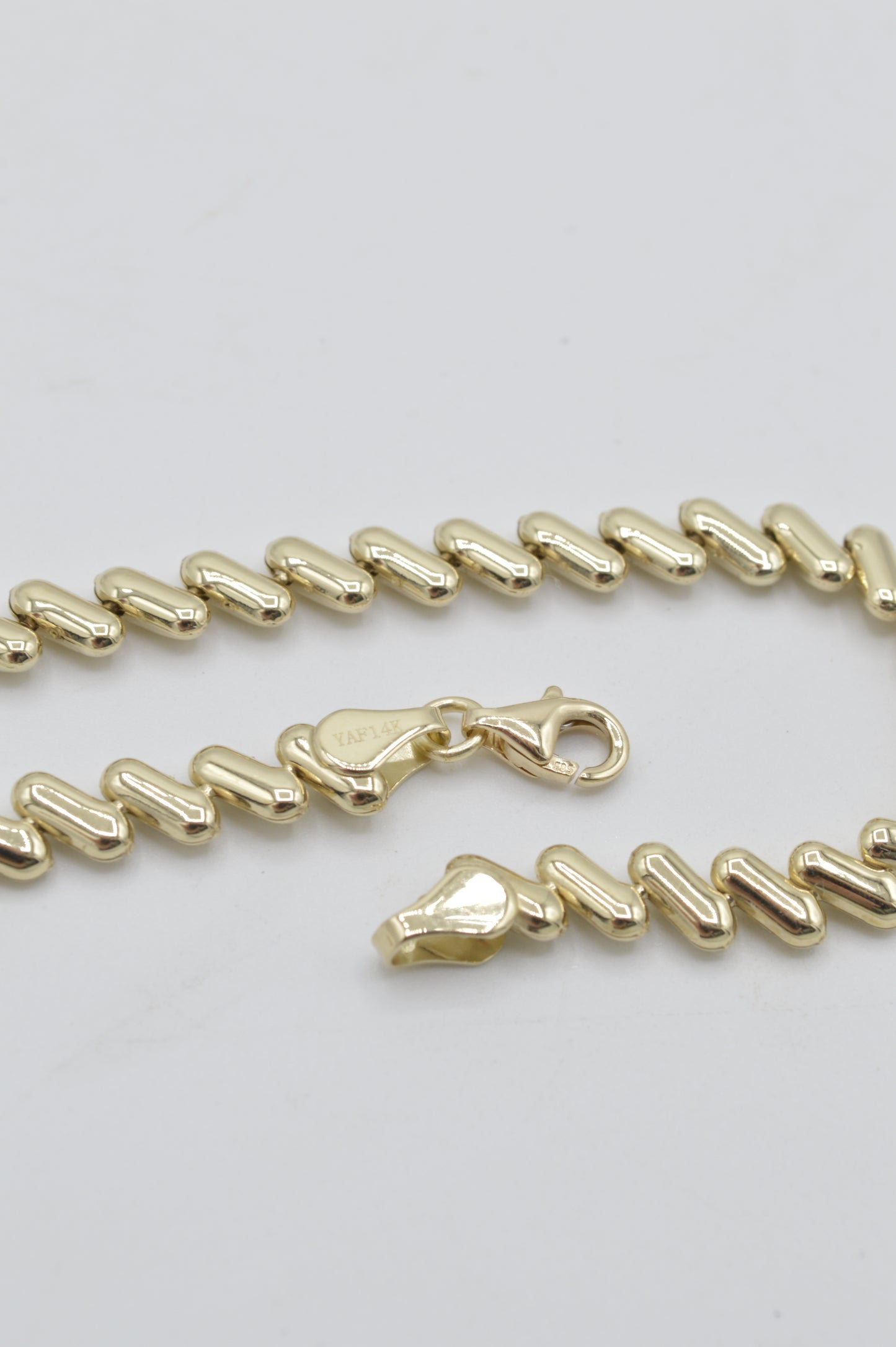 Macaroni Bracelet, 14k