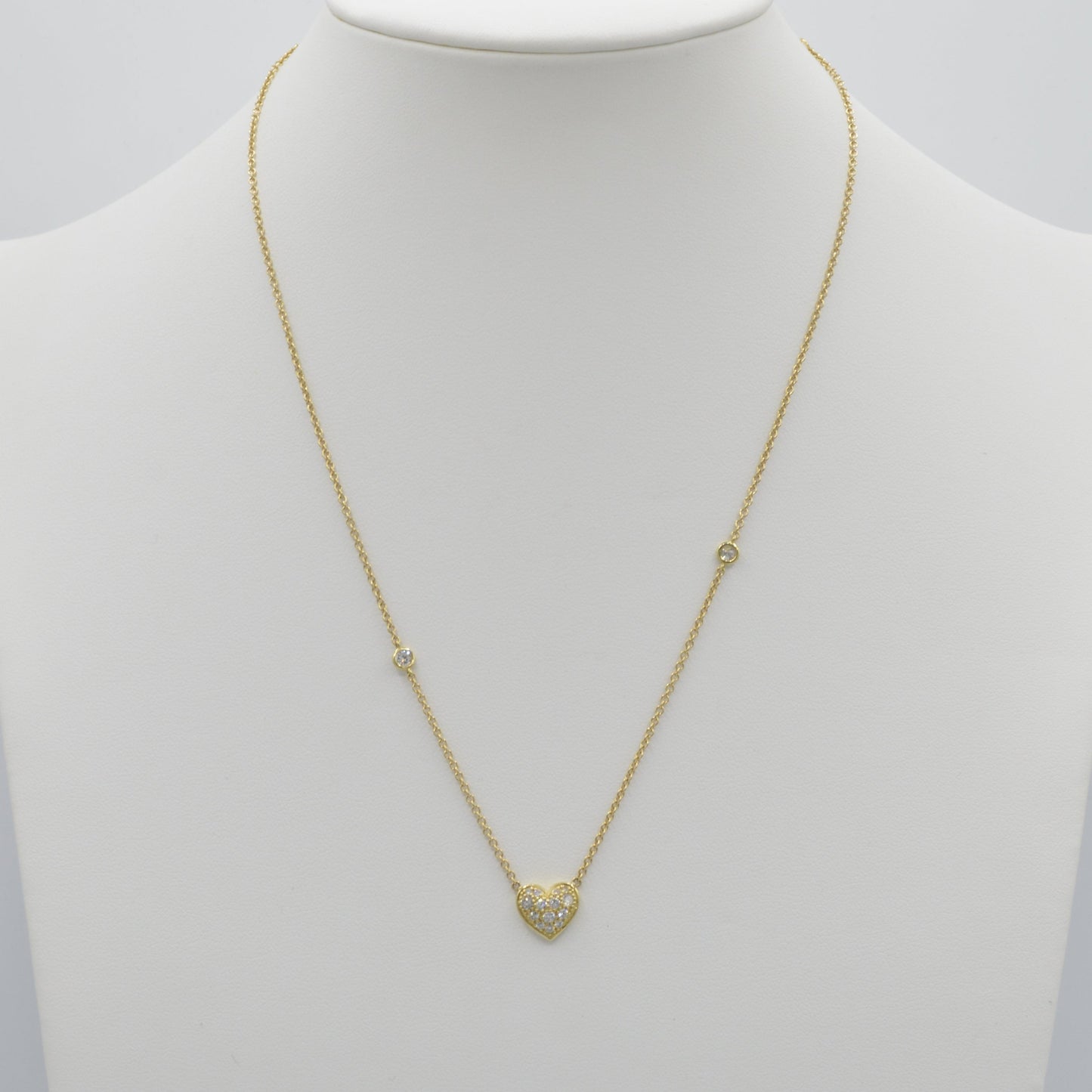 Soften Your Heart Necklace, 18k