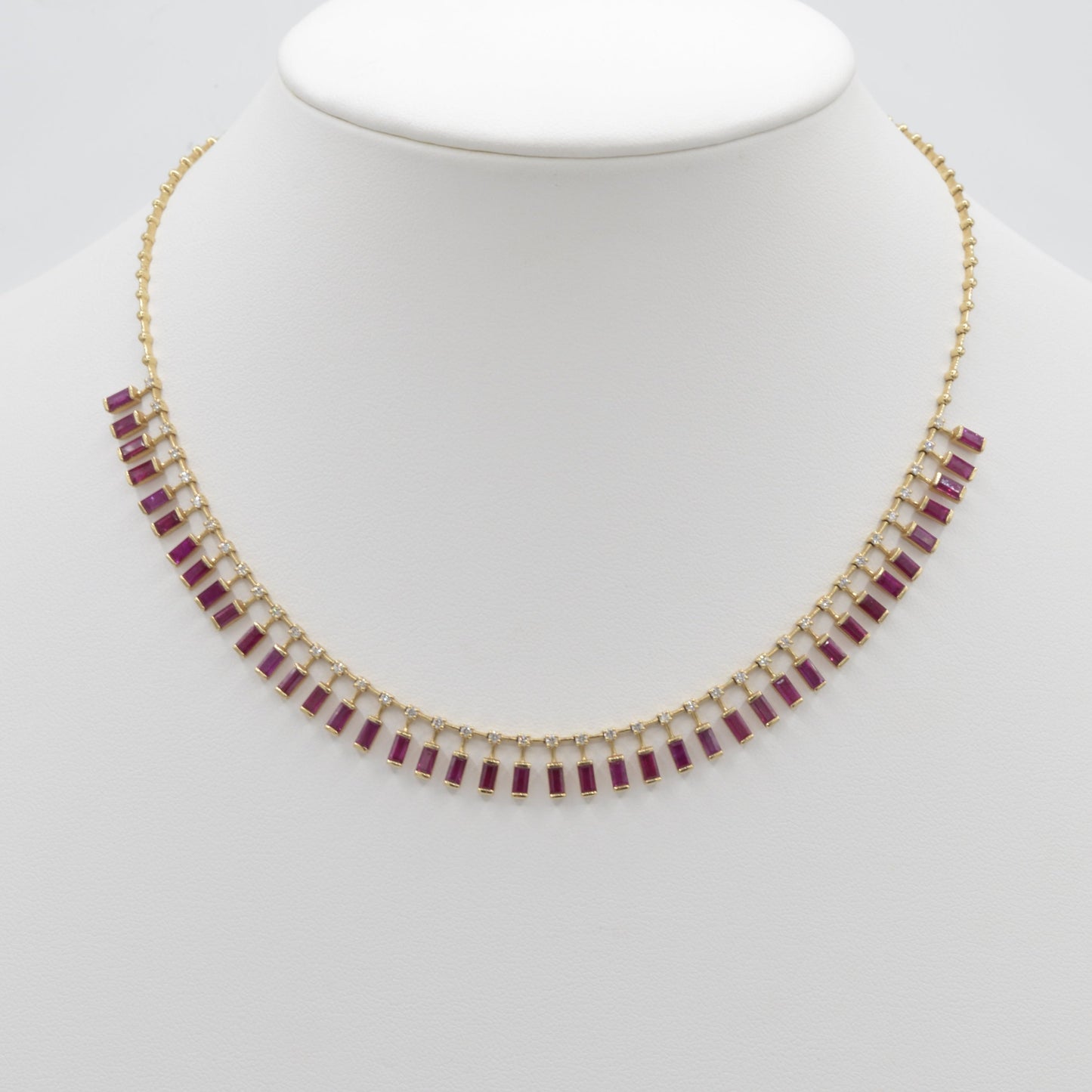 Ruby & Diamond Cleopatra Necklace