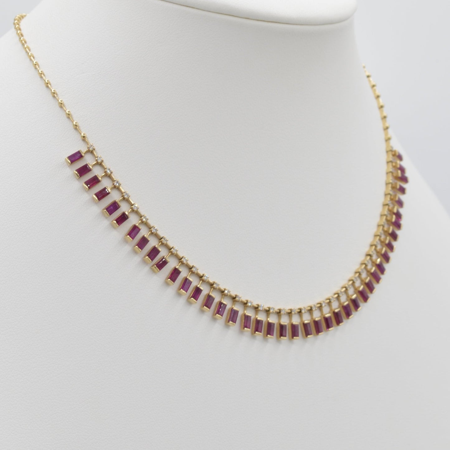 Ruby & Diamond Cleopatra Necklace