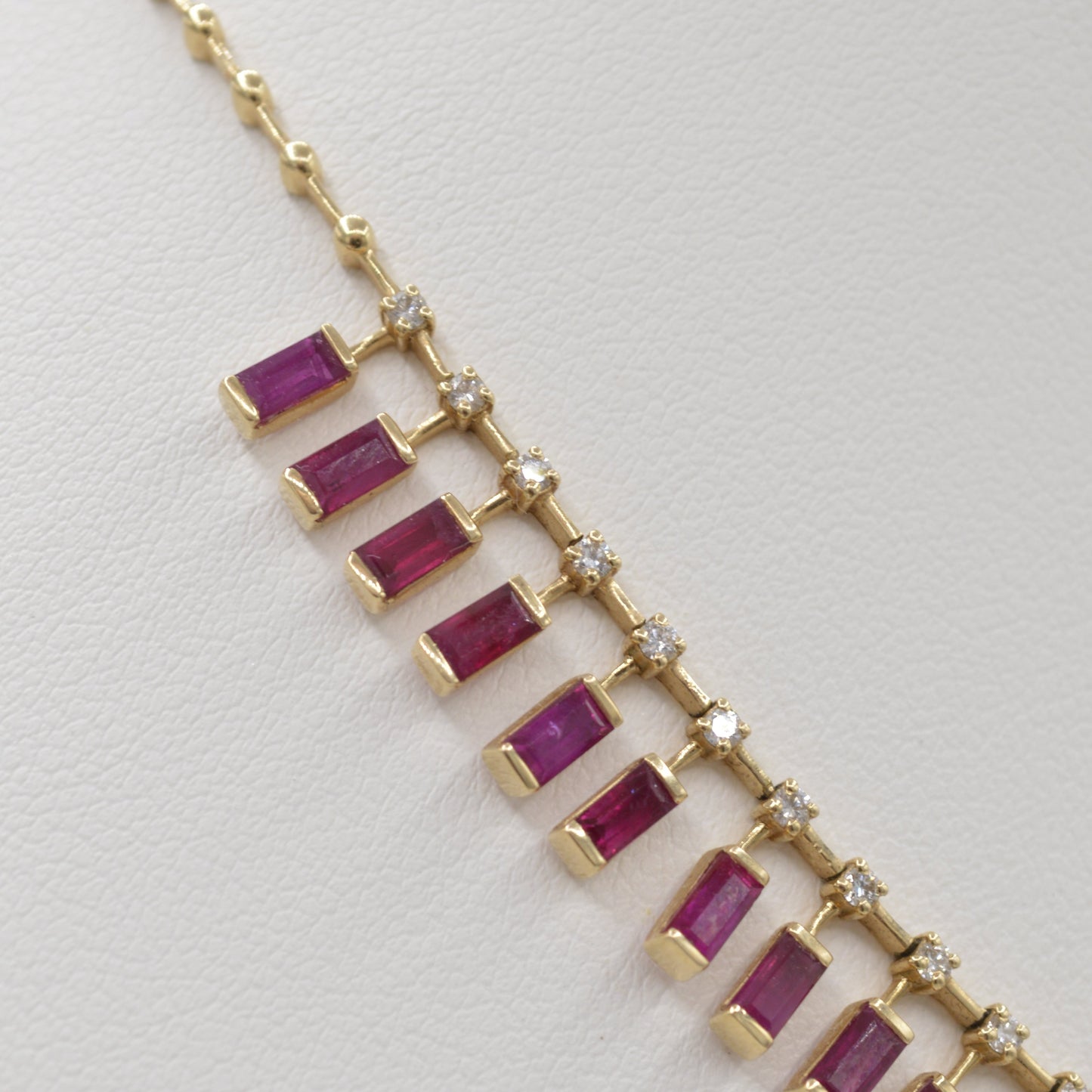Ruby & Diamond Cleopatra Necklace