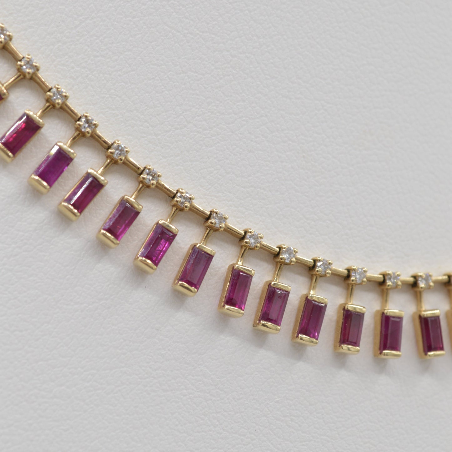 Ruby & Diamond Cleopatra Necklace