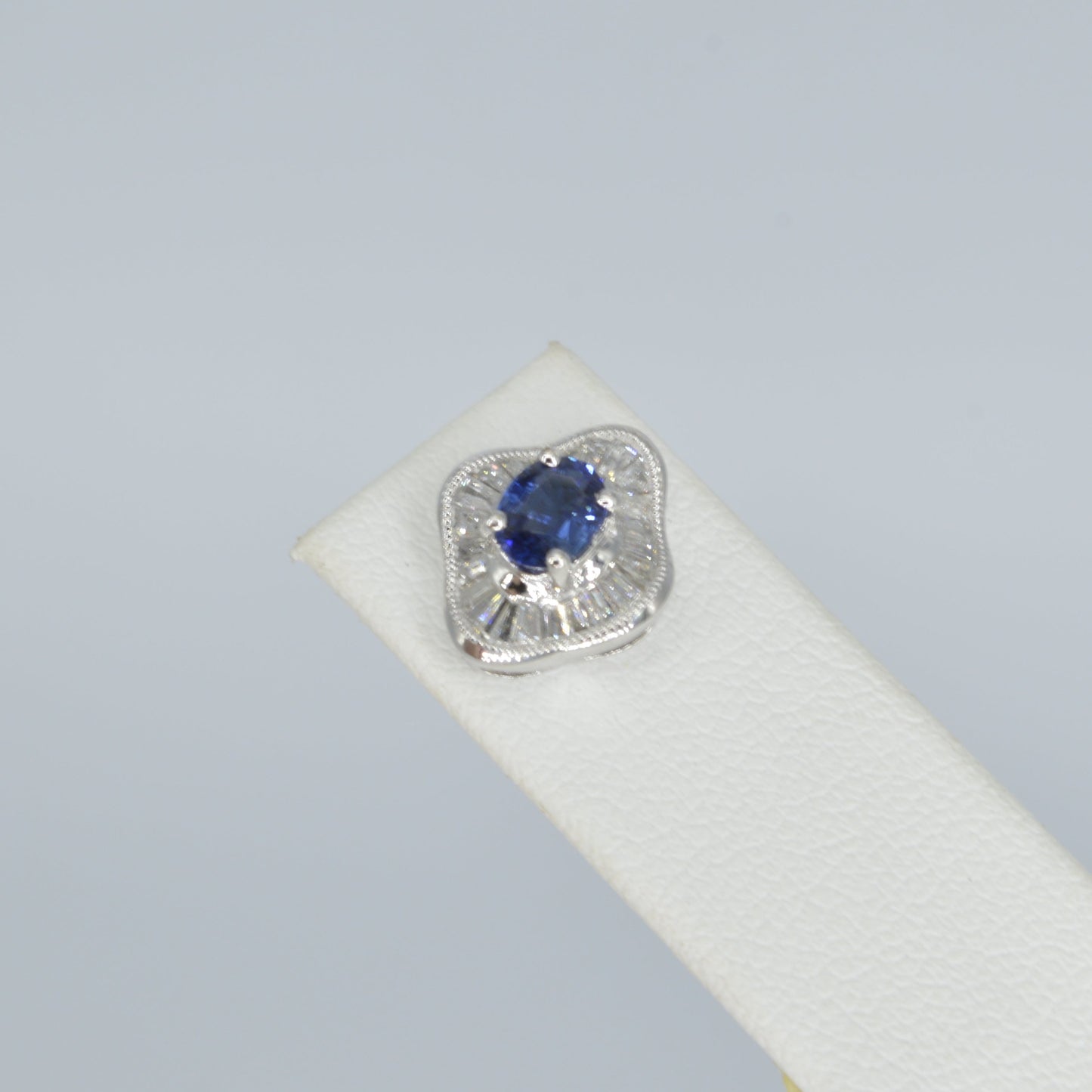 Sapphire & Diamond Earrings