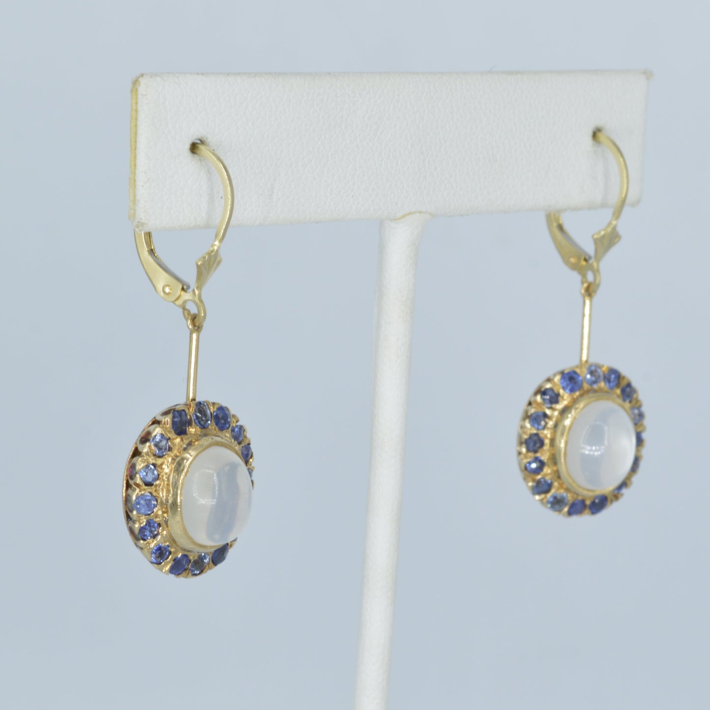 Moonstone & Tourmaline Earrings