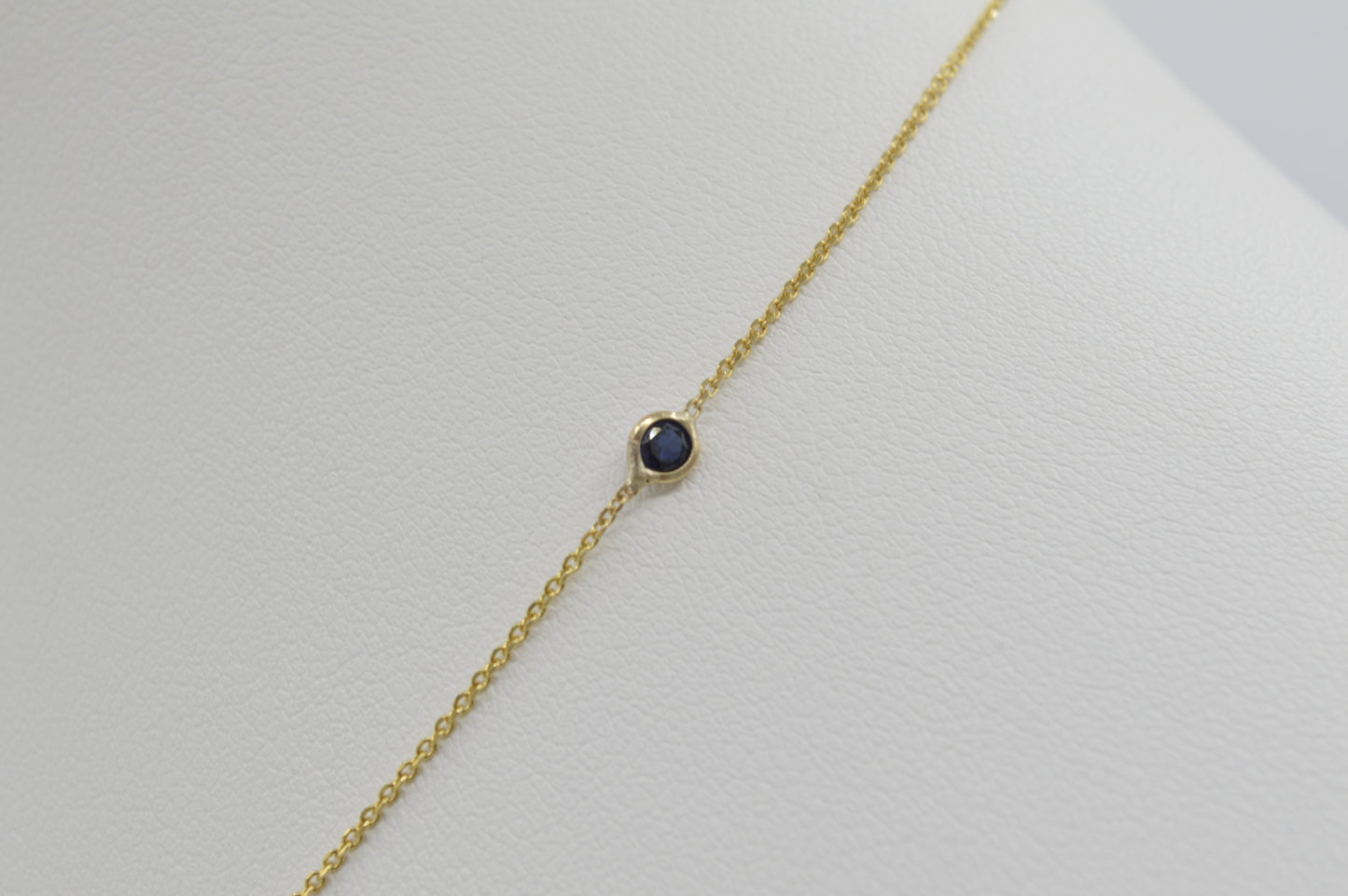 Rainbow Sapphire Necklace, 16"