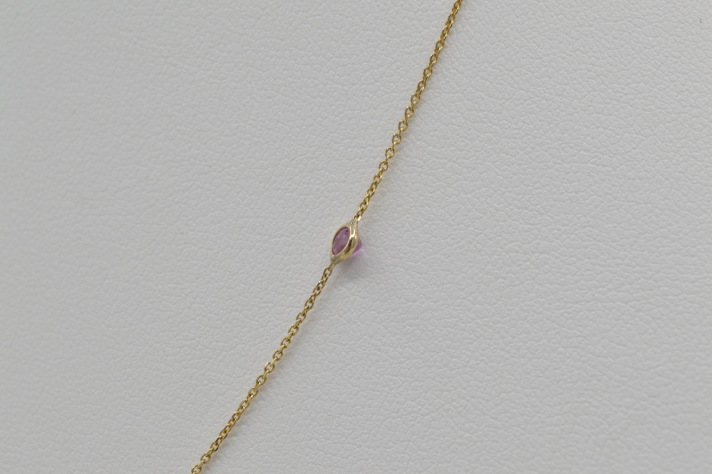 Rainbow Sapphire Necklace, 18"