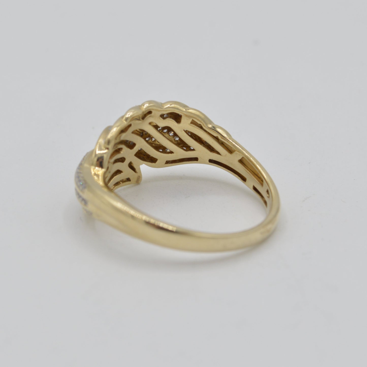 Angel's Wings Ring, 14k