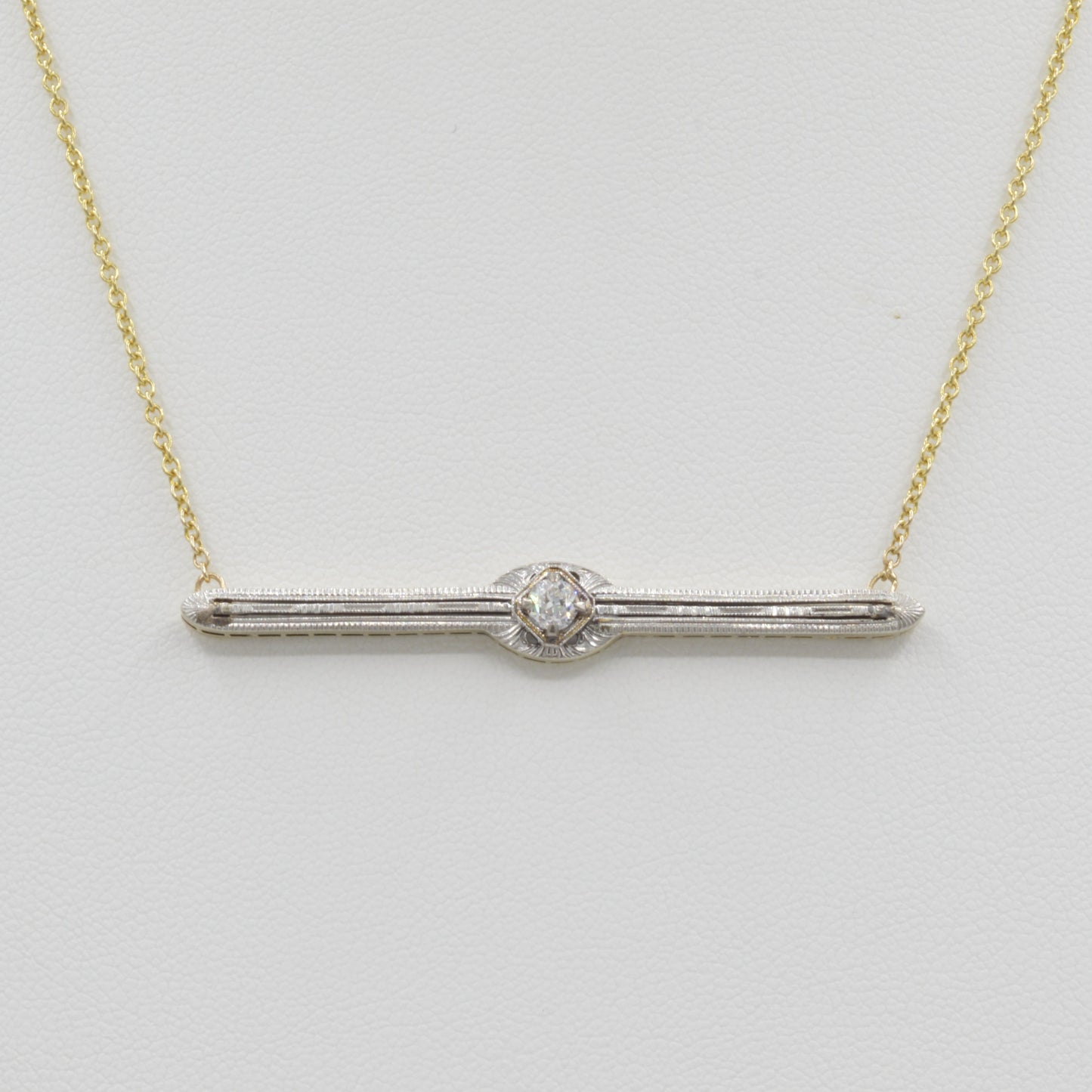 Converted Antique Pin Necklace