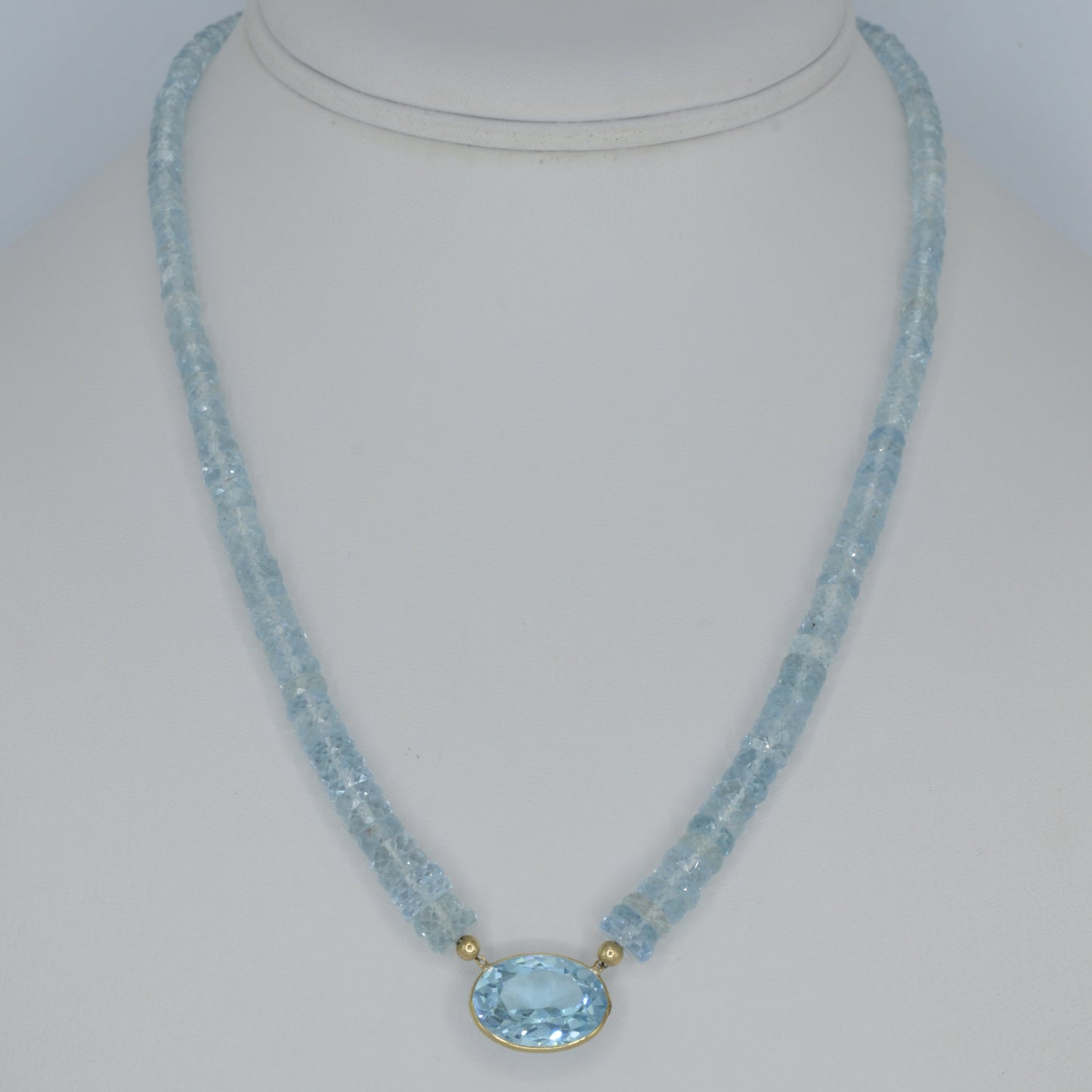 Blue Topaz Necklace