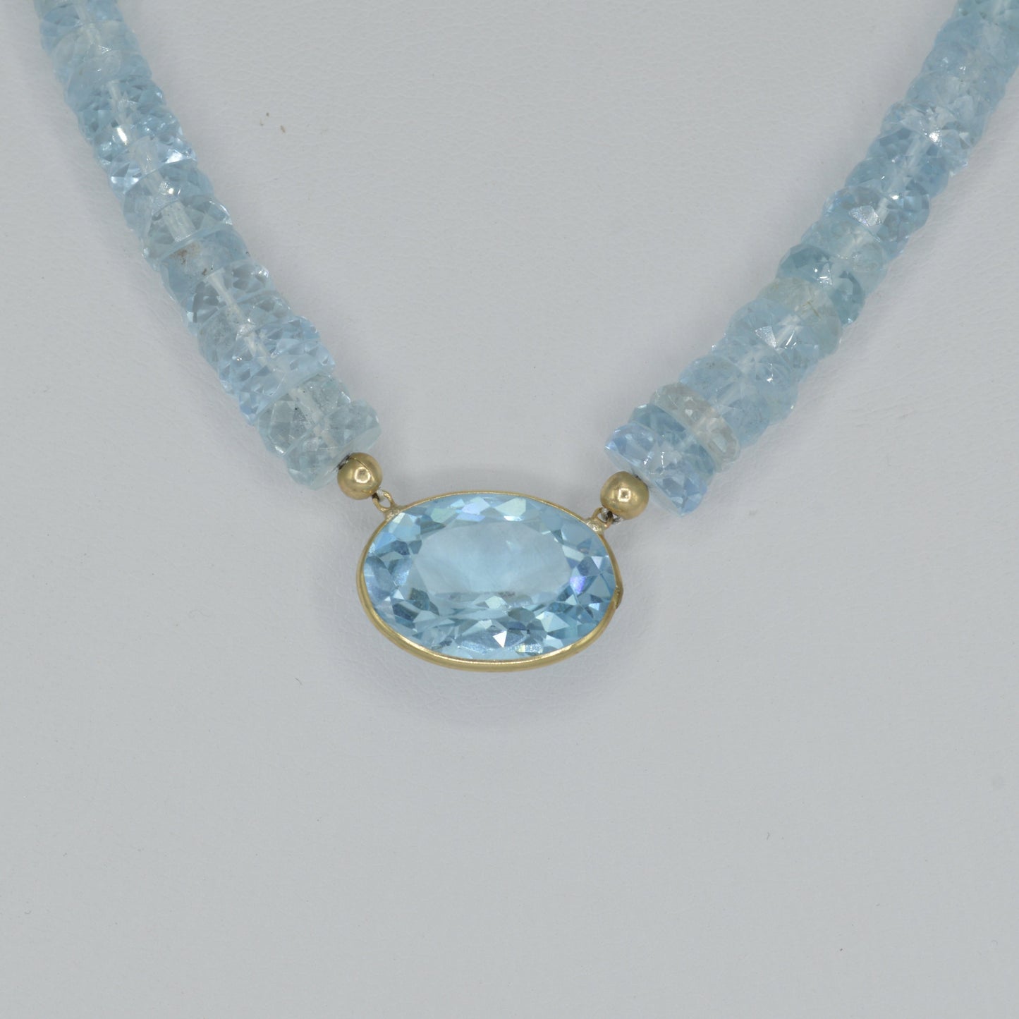 Blue Topaz Necklace