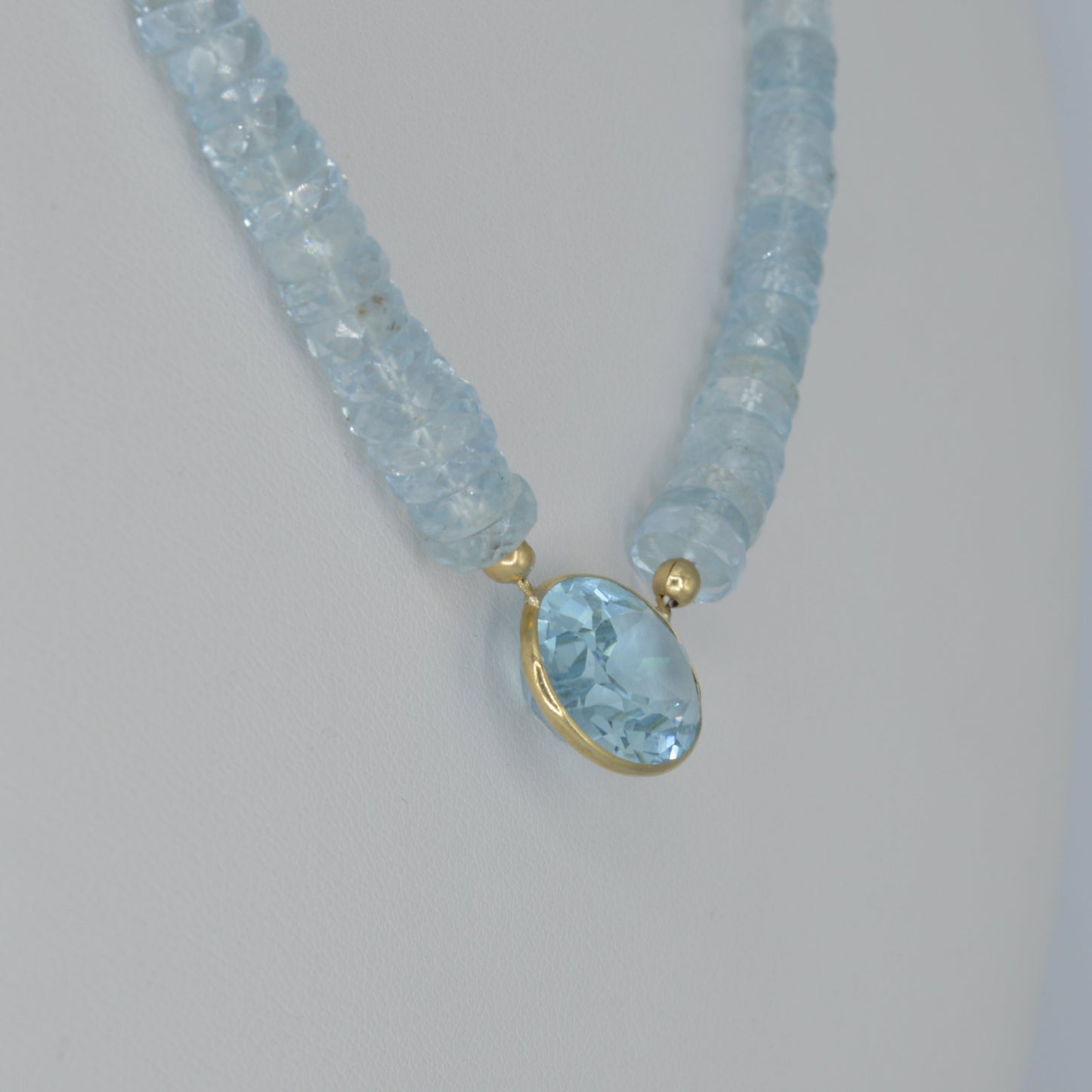 Blue Topaz Necklace