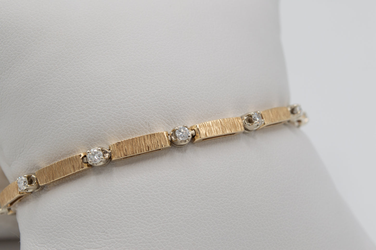 Textured Diamond Bracelet