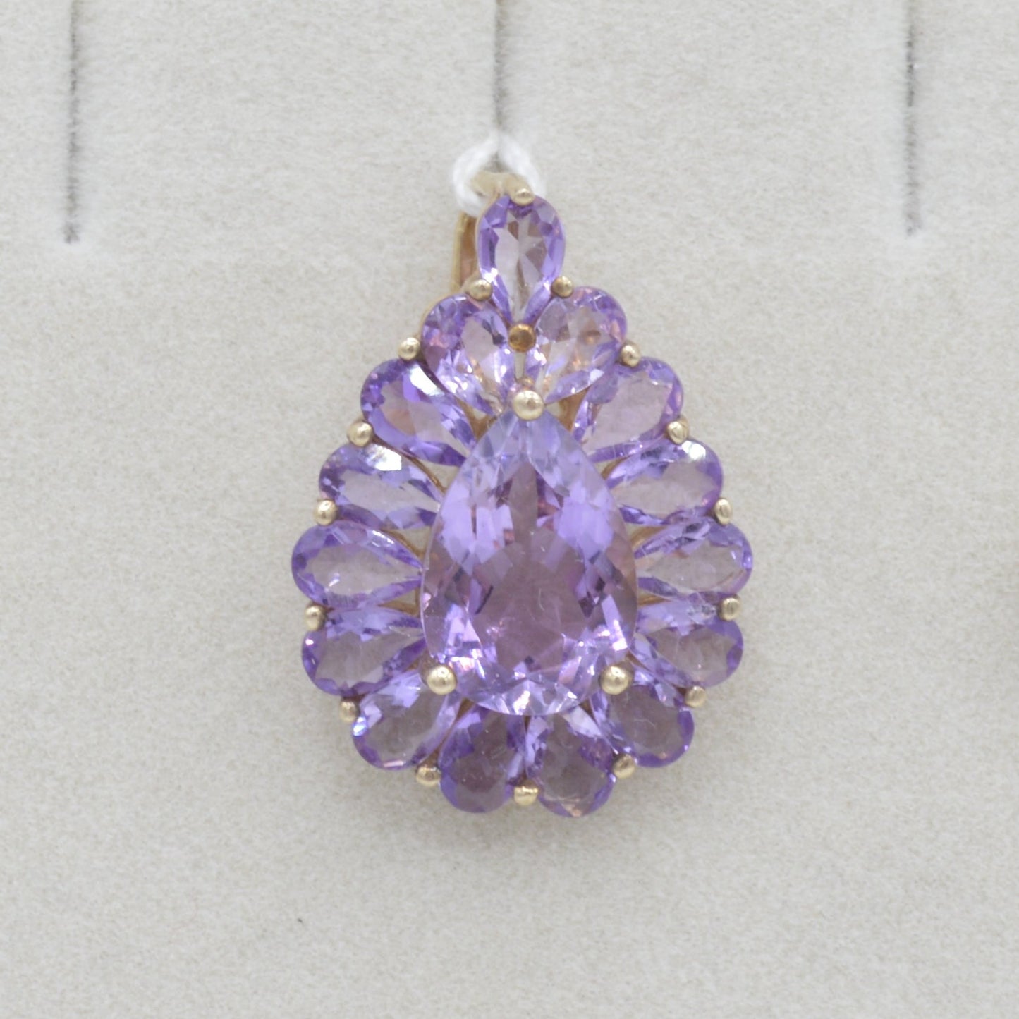 Amethyst Pear Pendant