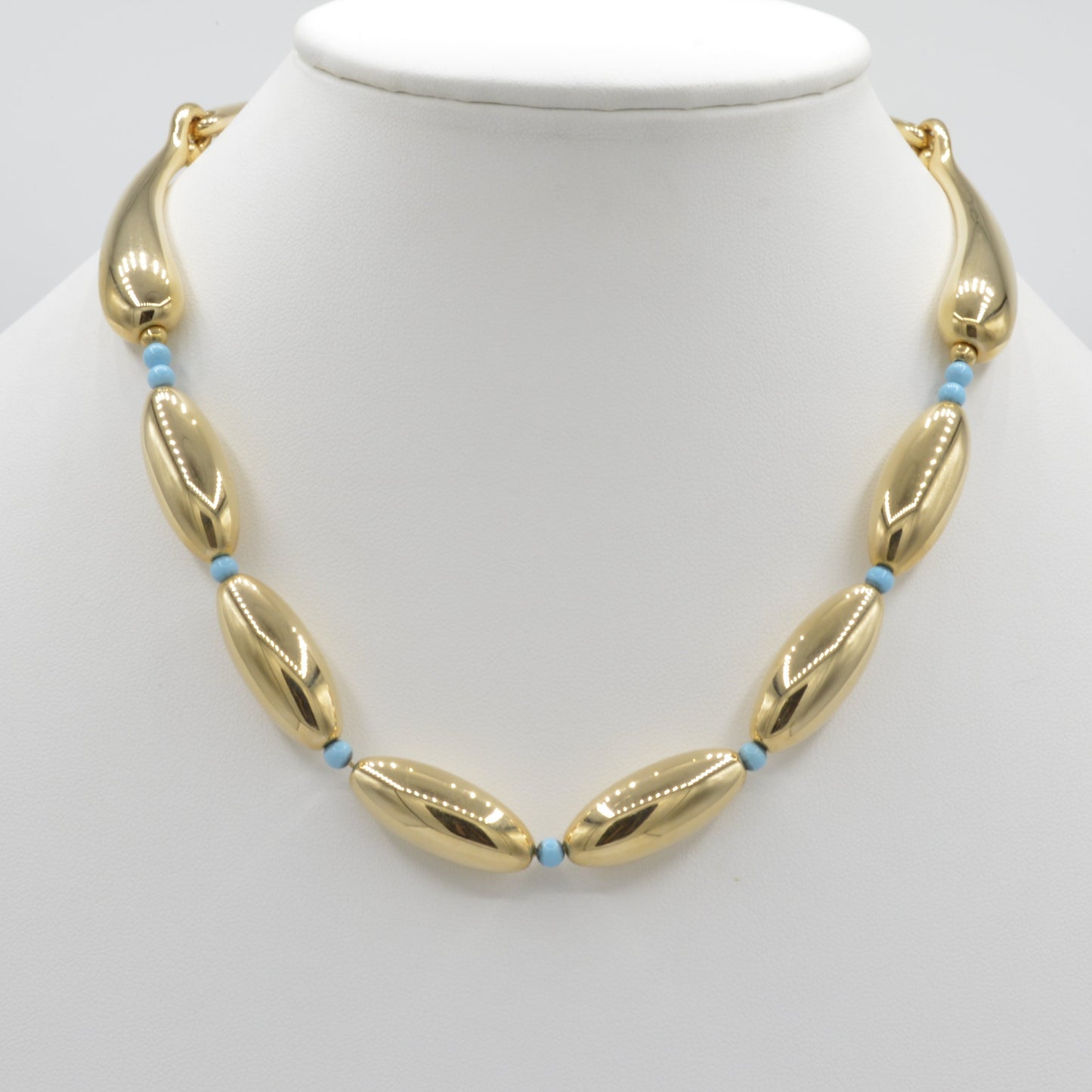 Turquoise & Gold Necklace