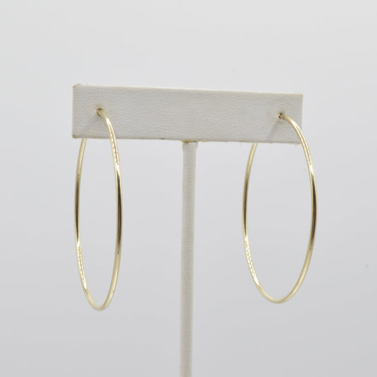 Thin Hoops (Medium)