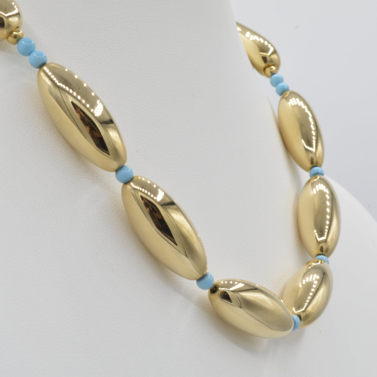Turquoise & Gold Necklace