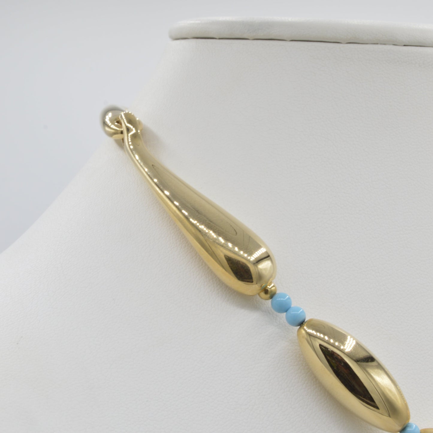 Turquoise & Gold Necklace