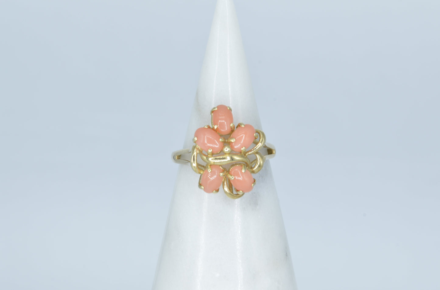 Coral In The Wind Ring