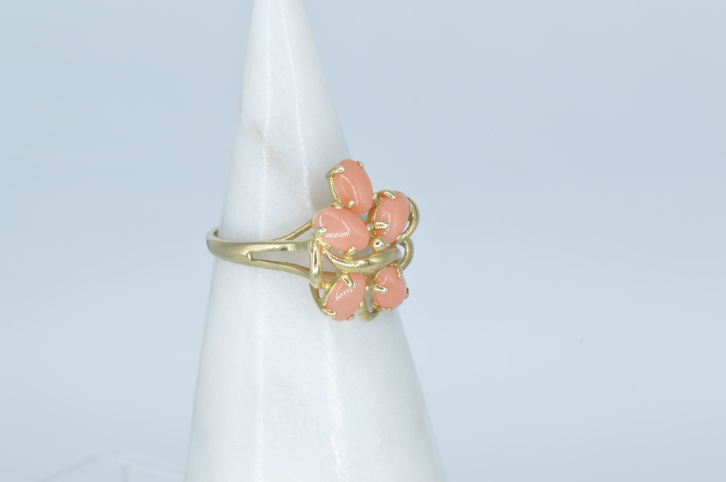 Coral In The Wind Ring