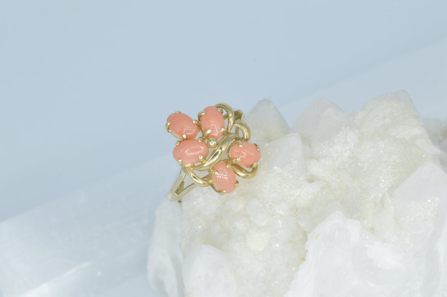 Coral In The Wind Ring