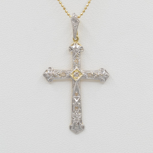 White Gold Cross
