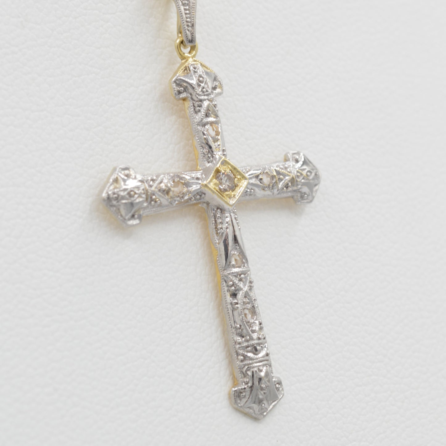 White Gold Cross
