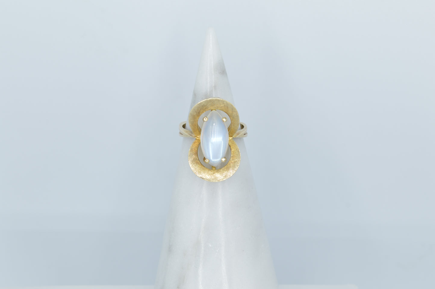 Moonstone Marquise Ring