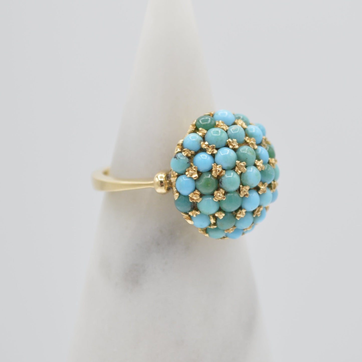 Turquoise Pavé Ring