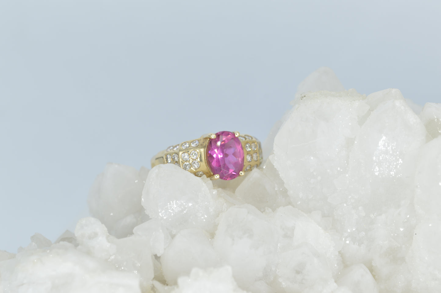 Tourmaline & Diamond Ring