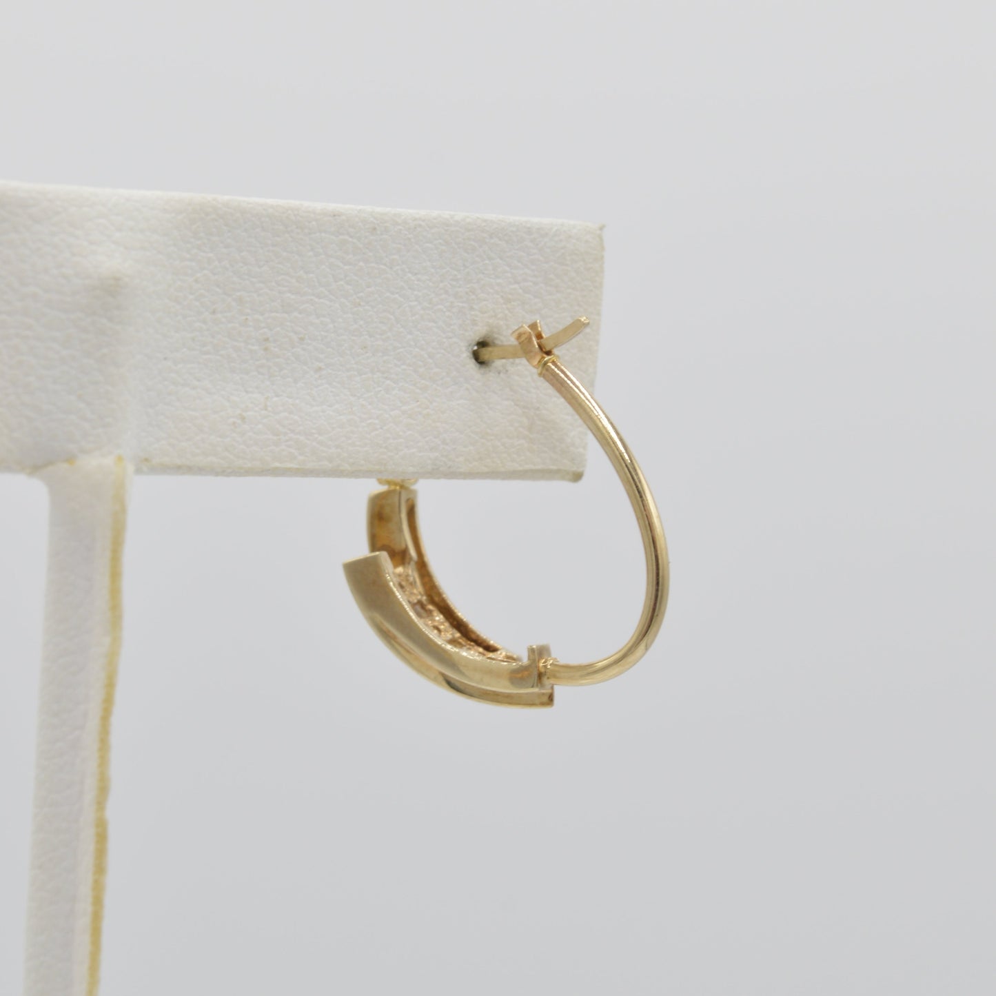 Rose Gold Diamond Huggies