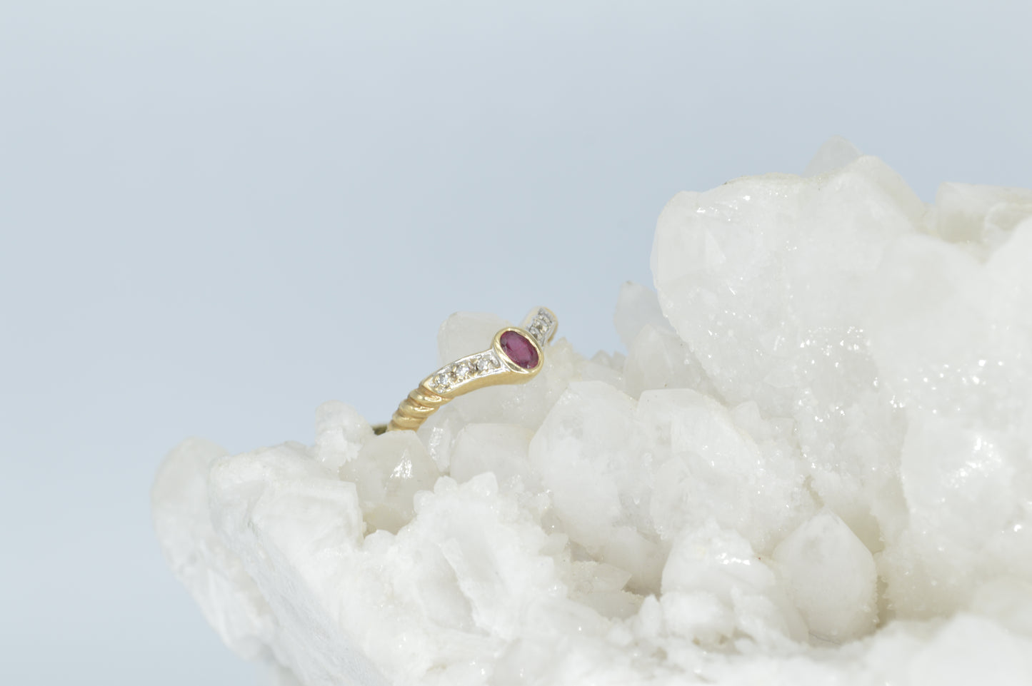 Ruby Guardian Ring, 14k
