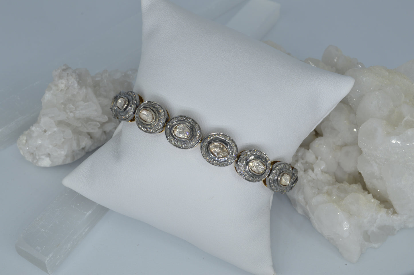 Vintage Rose-Cut Diamond Bracelet