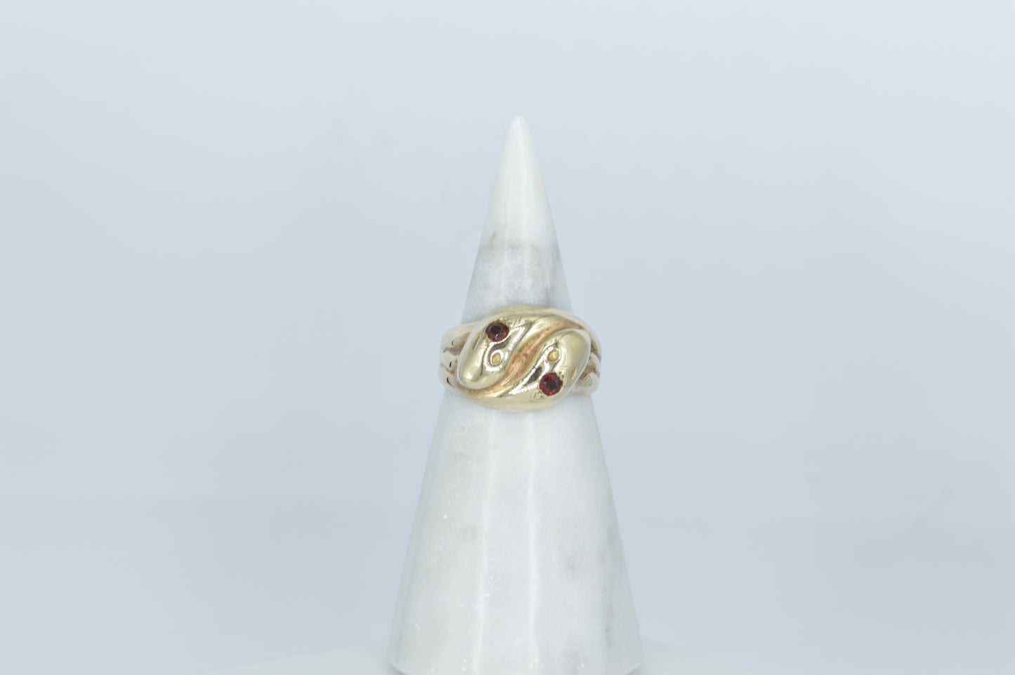 Garnet Pisces Ring