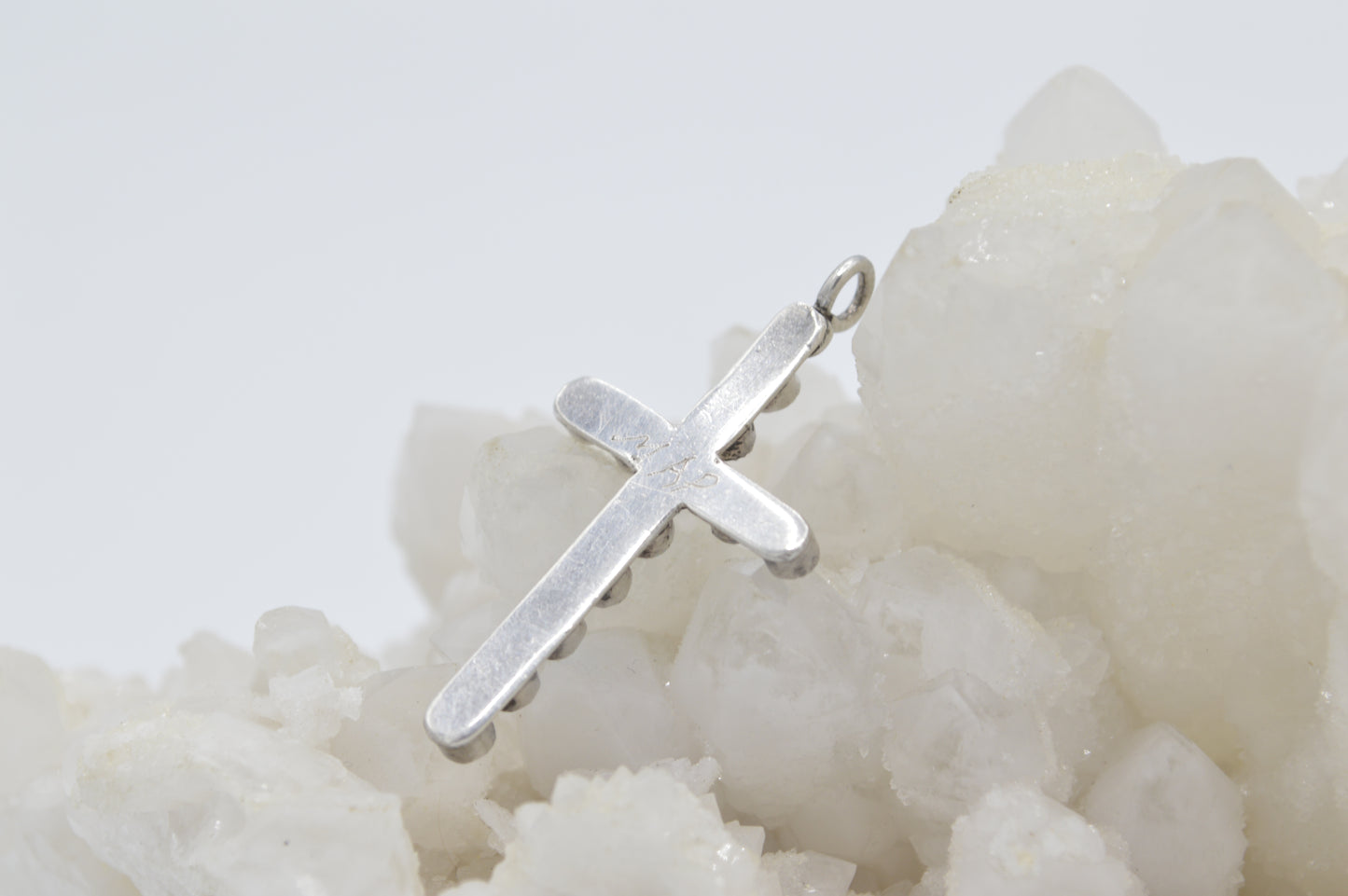 Silver & Turquoise Cross