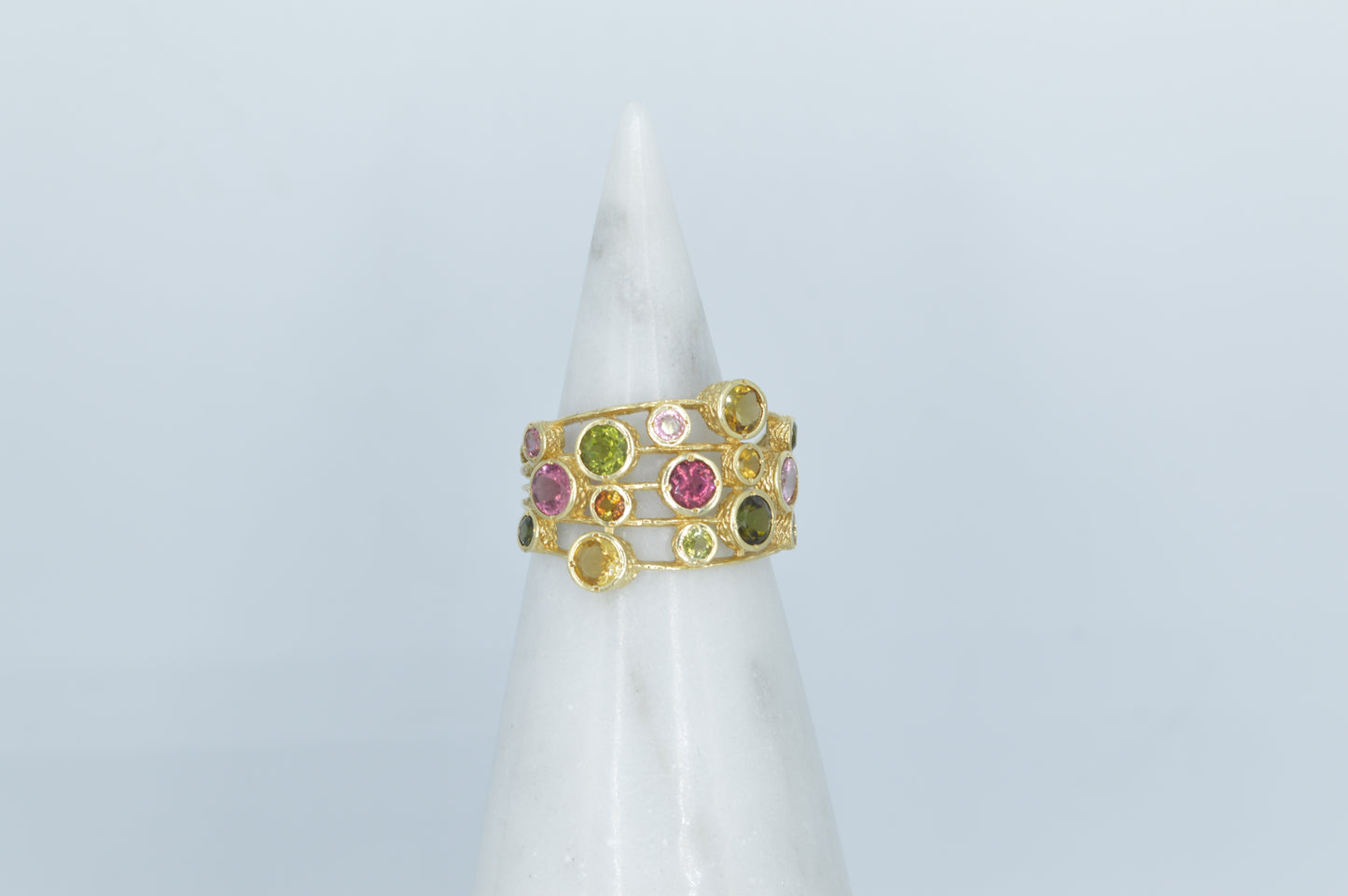 Scattered Bezel Ring