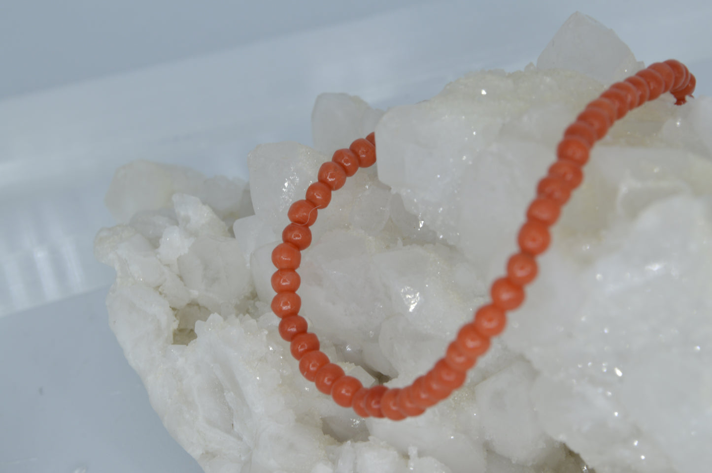 Coral Beaded Bracelet