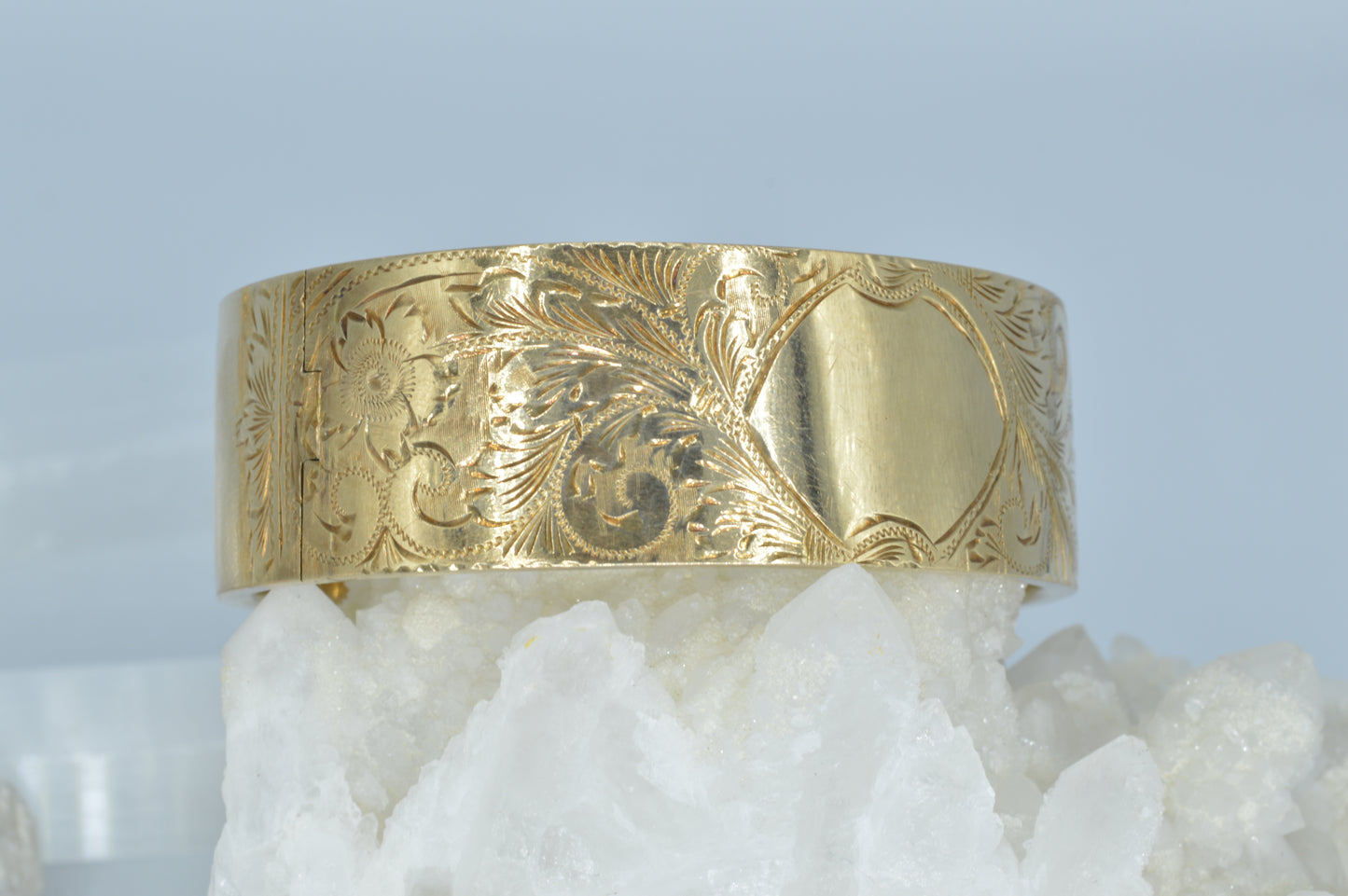 Engraved Antique Bangle