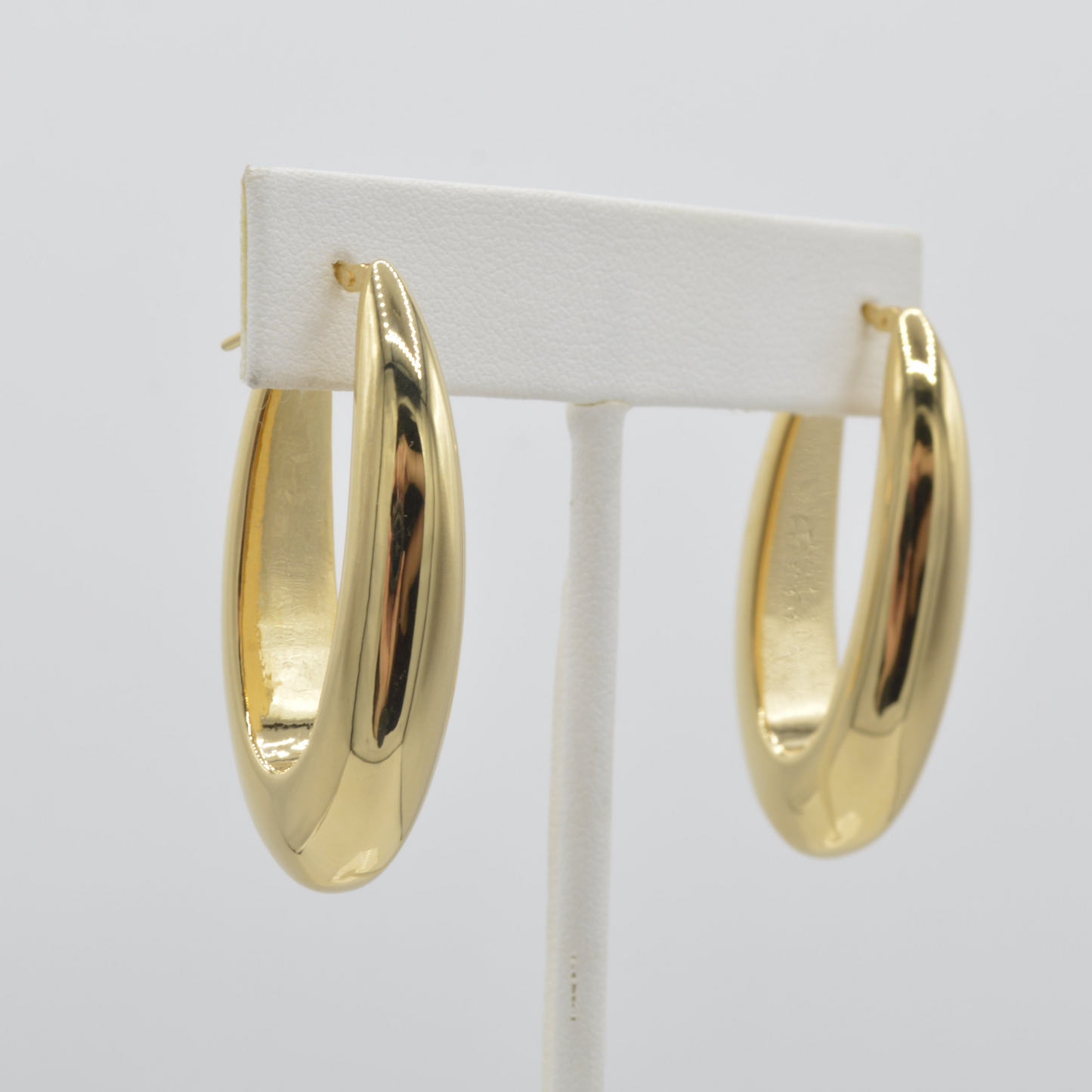 Oval Hoop Earrings