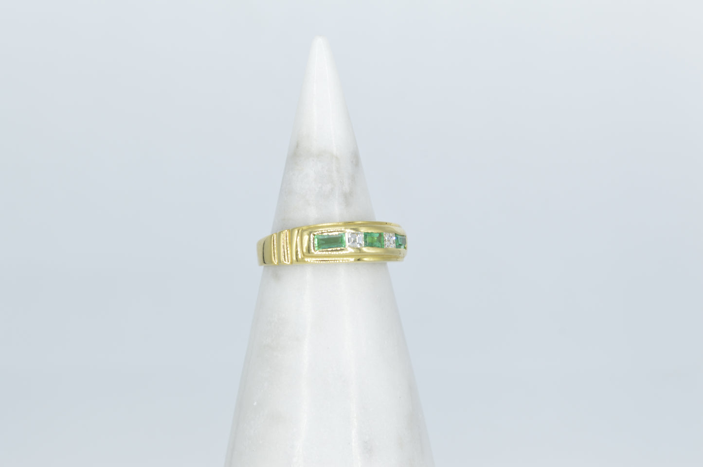 Emerald Baguette Ring