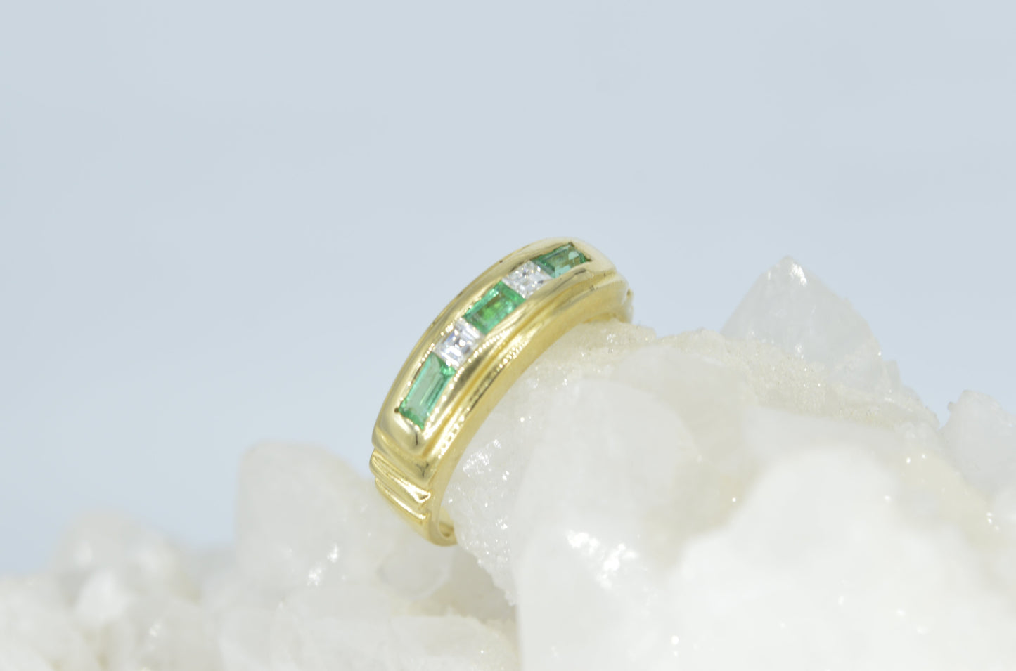 Emerald Baguette Ring