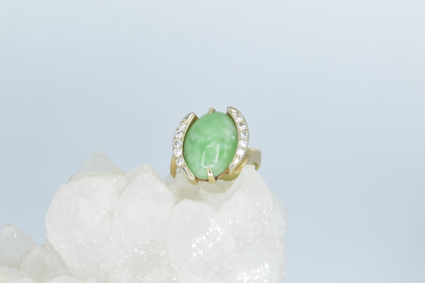 Embraced Jade Ring