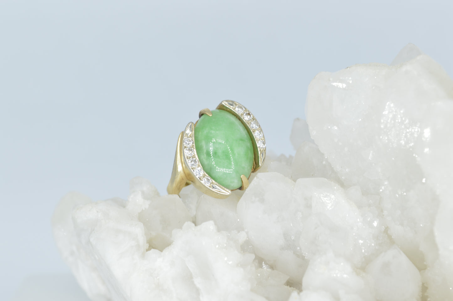 Embraced Jade Ring