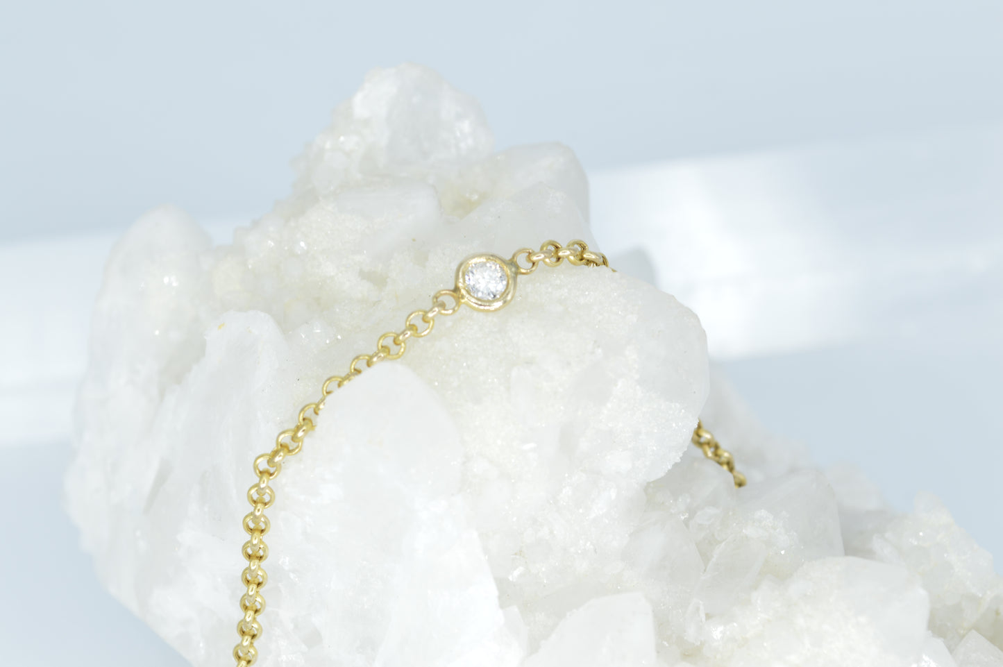 Single Bezel Diamond Bracelet