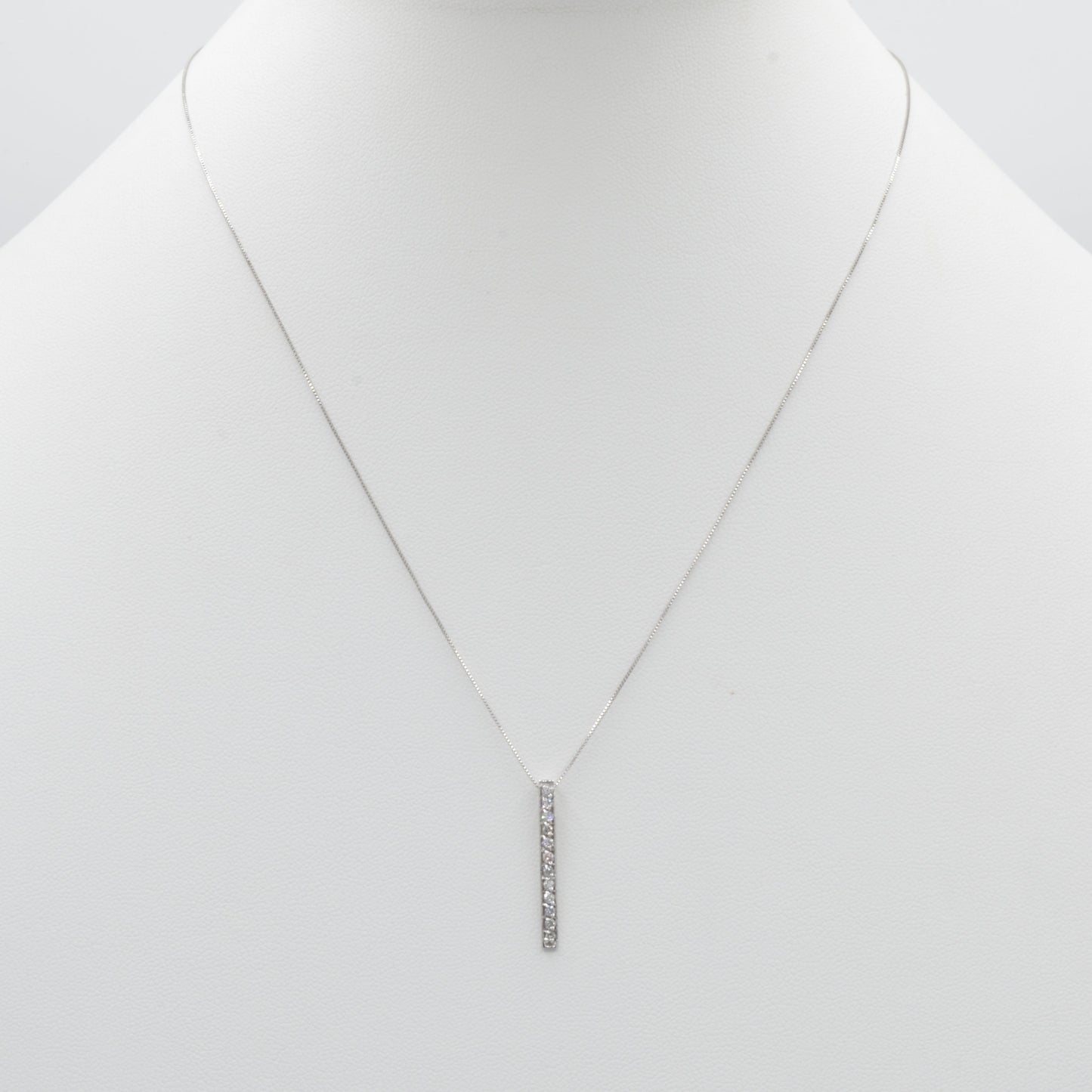 White Gold Diamond Necklace