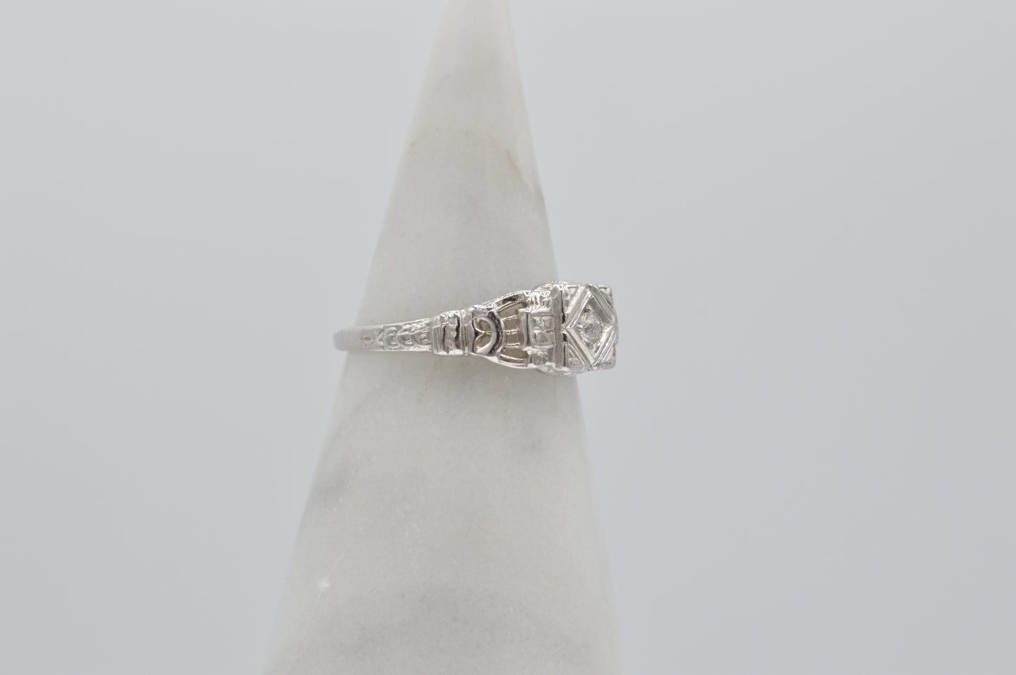 Square Art Deco Ring