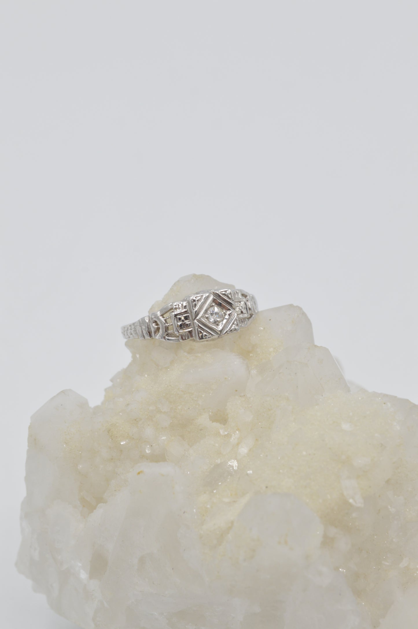 Square Art Deco Ring