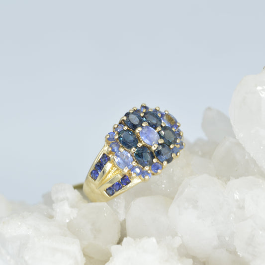 Sapphire & Iolite Ring