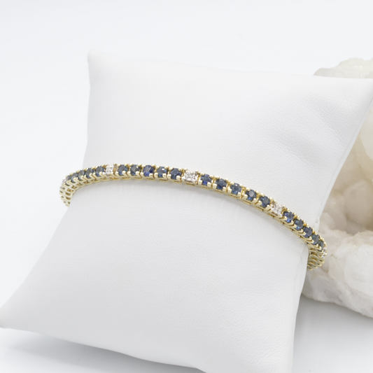 Sapphire Tennis Bracelet