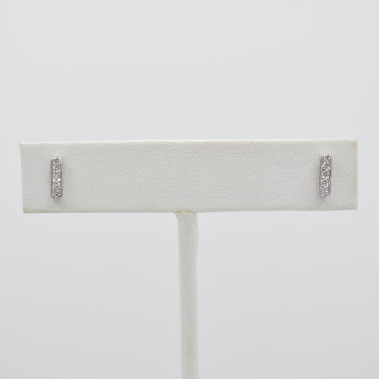 White Gold Diamond Studs
