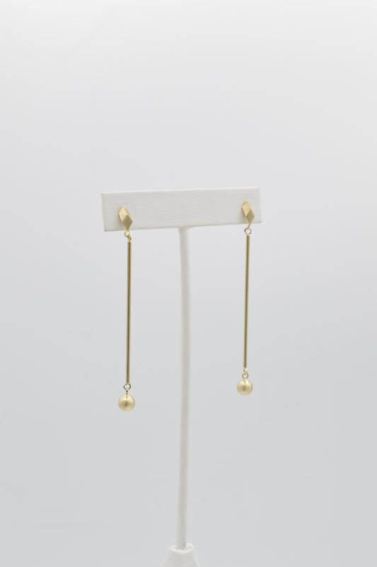 Donderdrop Earrings, 14k